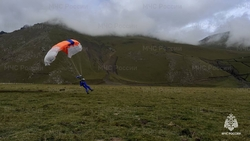 Ставропольские спасатели впервые десантировали лётчиков с борта самолёта ИЛ-76 в горах