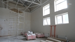 Строительная готовность поликлиники в Михайловске превысила 60%