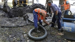 Обновление коммуникаций на проспекте Октябрьской Революции в Ставрополе продолжается 