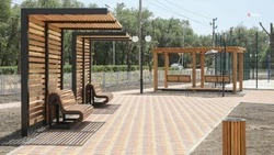 Новый парк открыли в селе Новоселицком