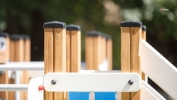 Новую детскую площадку открыли в селе Степном