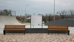 Скейт-парк в парке села Красногвардейского откроют к середине сентября