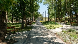 Парк благоустроили в хуторе Новоалександровского округа