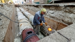 Подрядчик благоустроит площадку в Невинномысске, где проходил ремонт тепломагистрали