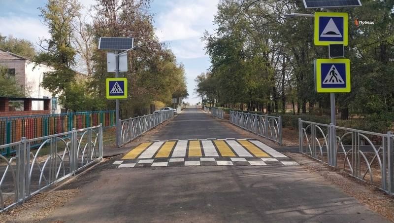 Дорогу к школе отремонтировали в посёлке Ипатовского округа