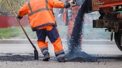 По губернаторской программе в одном из сёл Курского округа обновляют тротуар