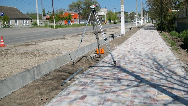 Пешеходную дорожку отремонтировали в селе Апанасенковского округа