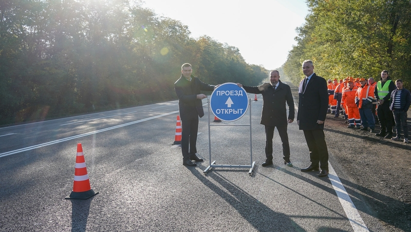 Губернатор Владимиров открыл обновлённый участок трассы на Ставрополье