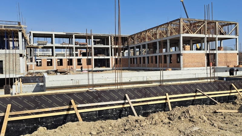 Готовность школы на 500 мест в Железноводске достигла 35%