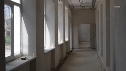 Капитальный ремонт школы в посёлке Чограйском на Ставрополье выполнили на 65%
