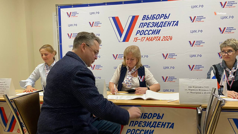 Губернатор Ставрополья отдал свой голос на выборах