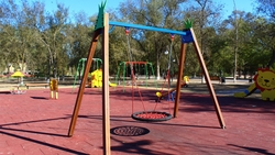 К маю в селе на Ставрополье завершат благоустройство парка по нацпроекту 