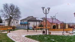 Тротуар на центральной улице в ставропольском селе обновили благодаря губернаторской программе