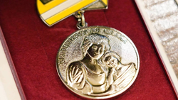 Многодетной маме из станицы Григорополисской вручили медаль «Материнская слава»