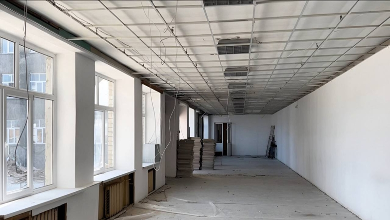 Капремонт проводят в гимназии на Ставрополье