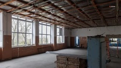 Ремонт школы в станице Шпаковского округа выполнили на 37%