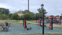 Тренажёрную площадку обустроили в селе Шведино 