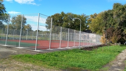 Спортплощадку отремонтировали в селе на Ставрополье по губернаторской программе