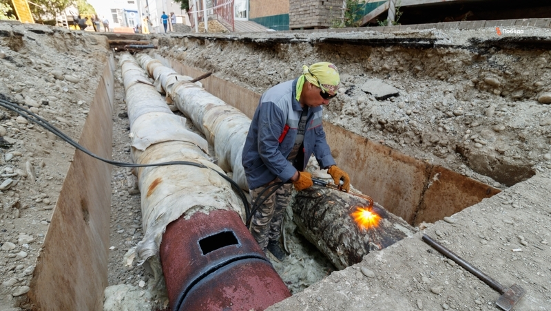 Подрядчик благоустроит площадку в Невинномысске, где проходил ремонт тепломагистрали
