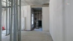 Поликлинику райбольницы Советского округа отремонтировали на 60%